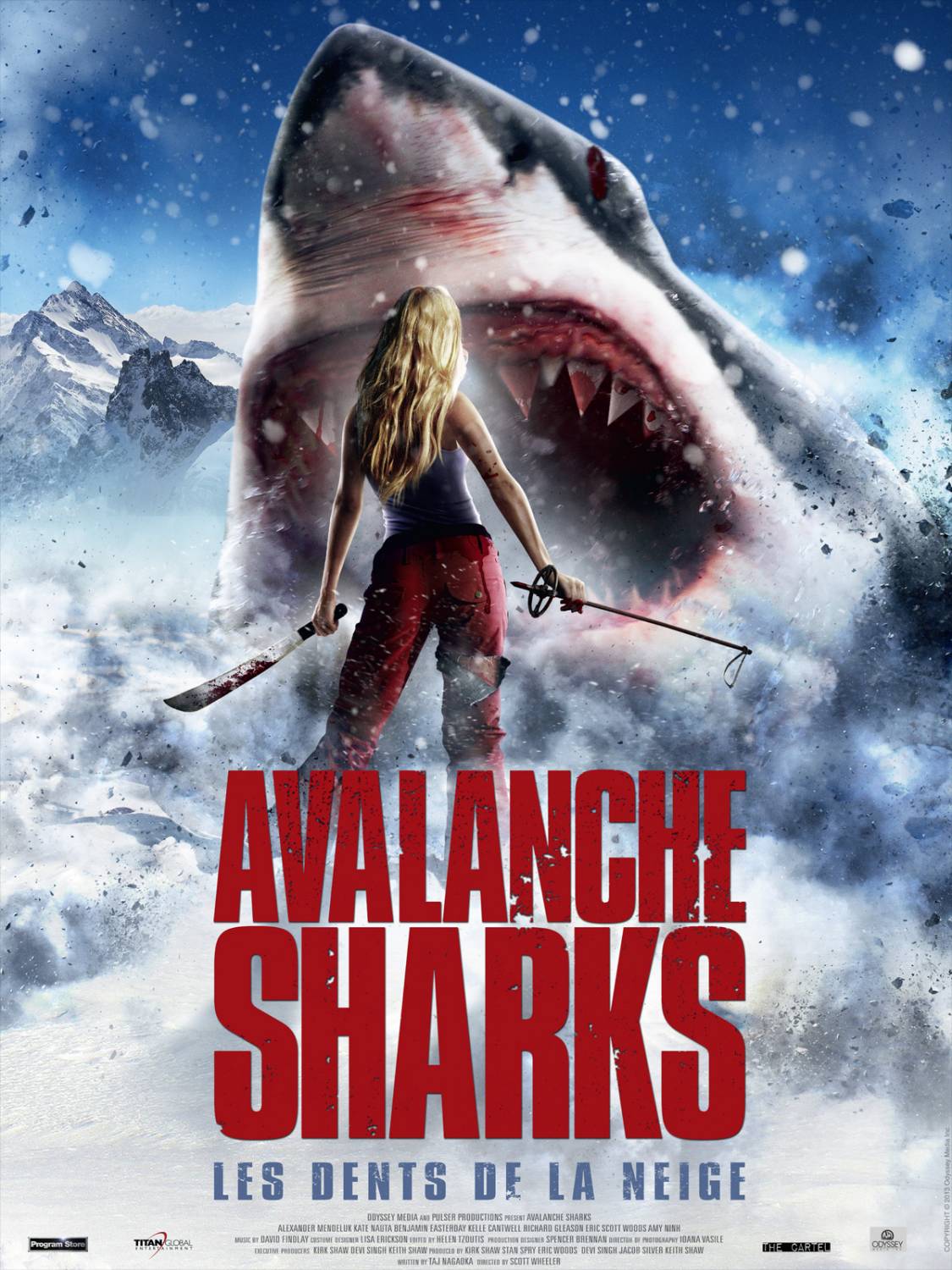 смотреть онлайн бесплатно в хорошем качестве Горные акулы / Avalanche Sharks (2013) HDRip