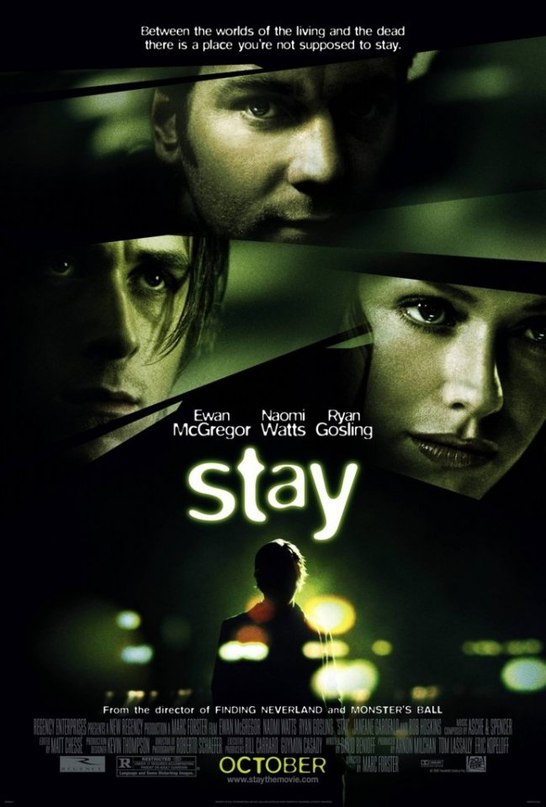 смотреть онлайн бесплатно в хорошем качестве Останься (Stay, 2005)